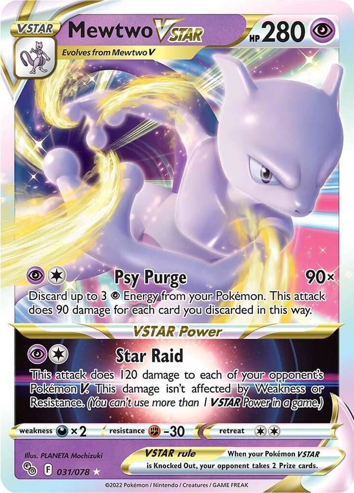 Mewtwo VSTAR - 031/078 - Pokemon GO