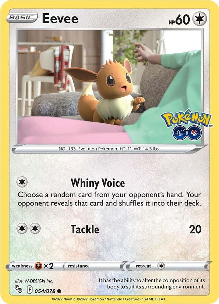Eevee - 054/078 - Pokemon GO
