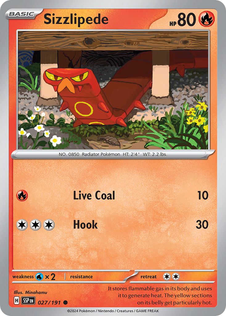 Sizzlipede- 027/191 - Surging Sparks