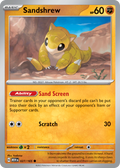 Sandshrew - 027/165 -SV: Scarlet & Violet 151 (MEW) (Reverse Holo)