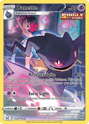 Banette - SWSH11: Lost Origin Trainer Gallery (SWSH11: TG) TG07/TG30