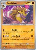 Sandslash - 028/165 -SV: Scarlet & Violet 151 (MEW) (Reverse Holo)