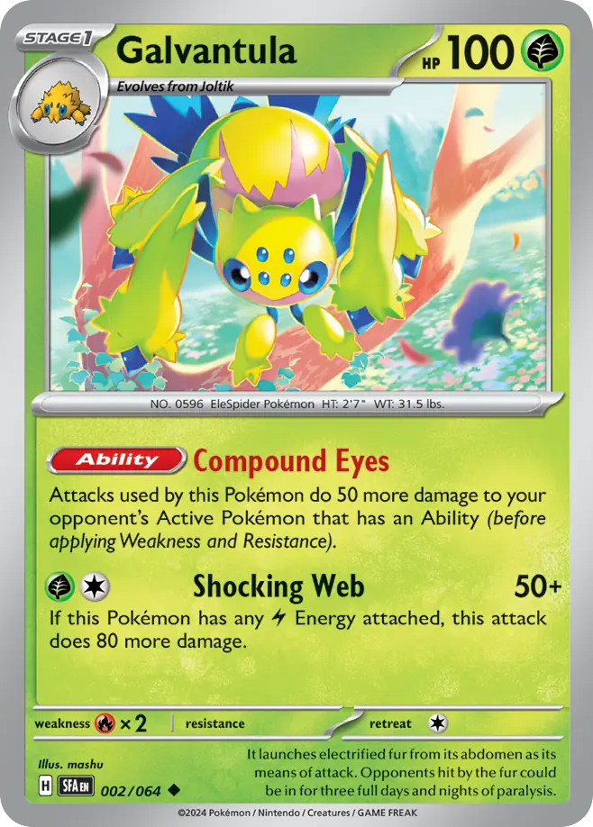 Galvantula - 002/064 - Shrouded Fable
