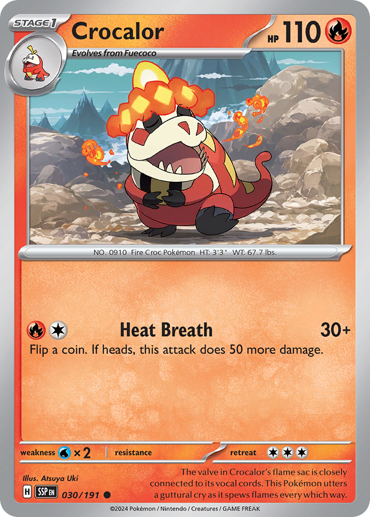Crocalor- 030/191 - Surging Sparks