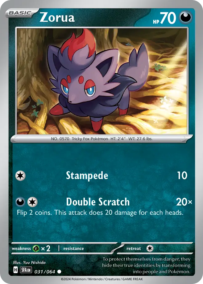 Zorua - 031/064 - Shrouded Fable