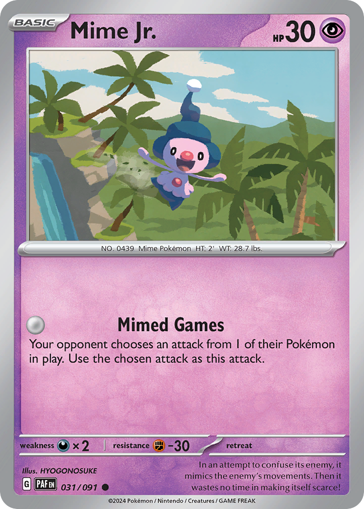 Mime Jr. - 031/091 - Paldean Fates