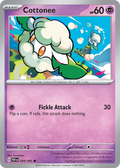 Cottonee - 034/091 - Paldean Fates (Reverse Holo)
