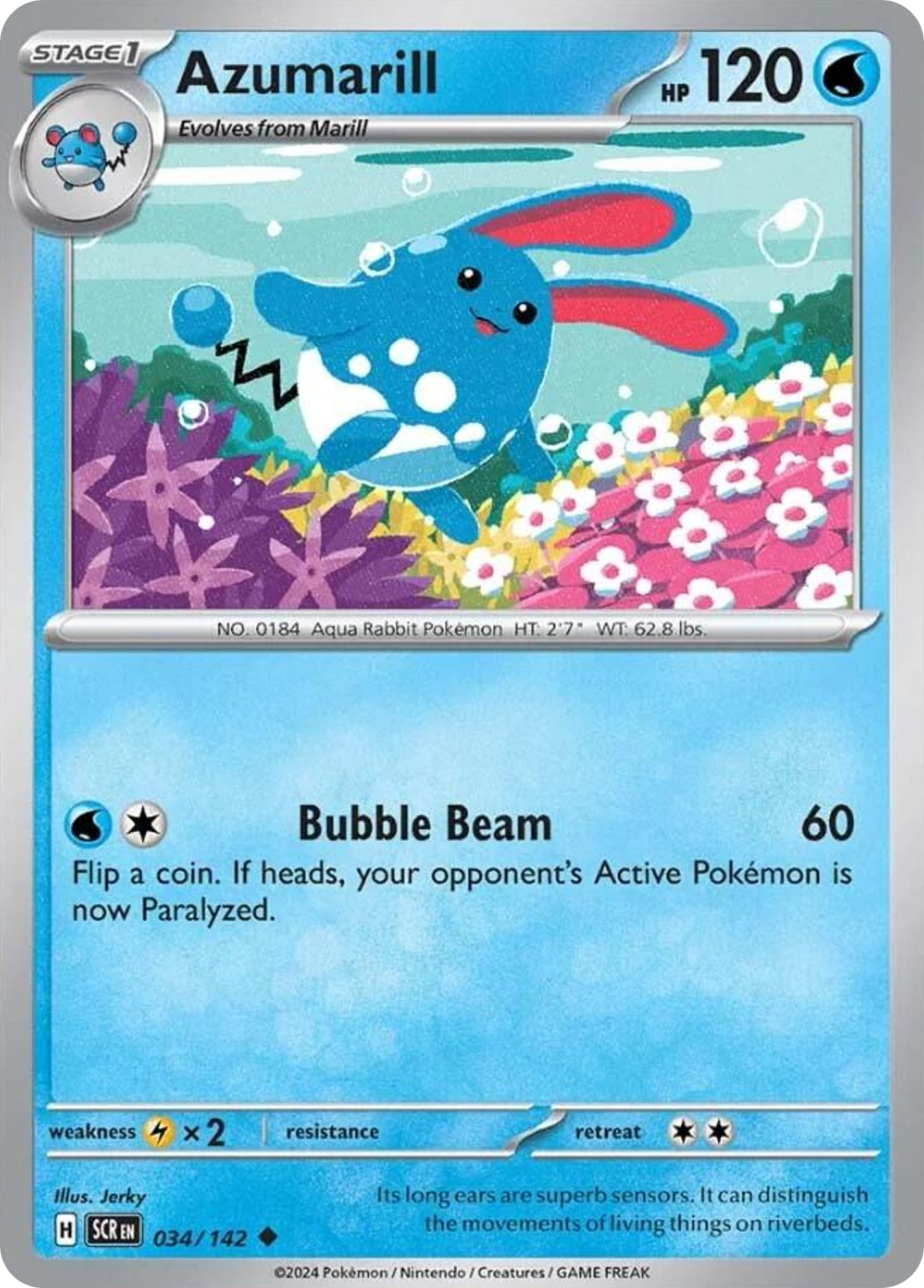 Azumarill- 034/142 - Stellar Crown