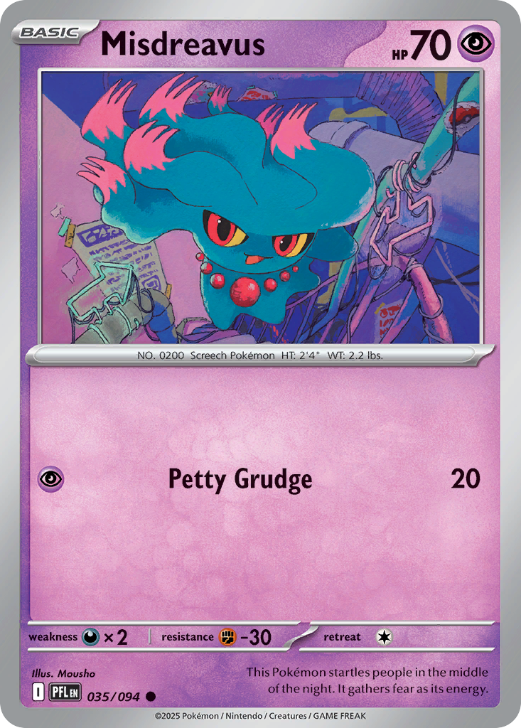 Misdreavus - 035/094 - Phantasmal Flames (PFL)