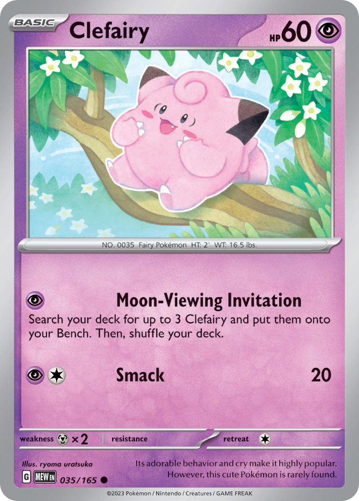 Clefairy - 035/165 -SV: Scarlet & Violet 151 (MEW)