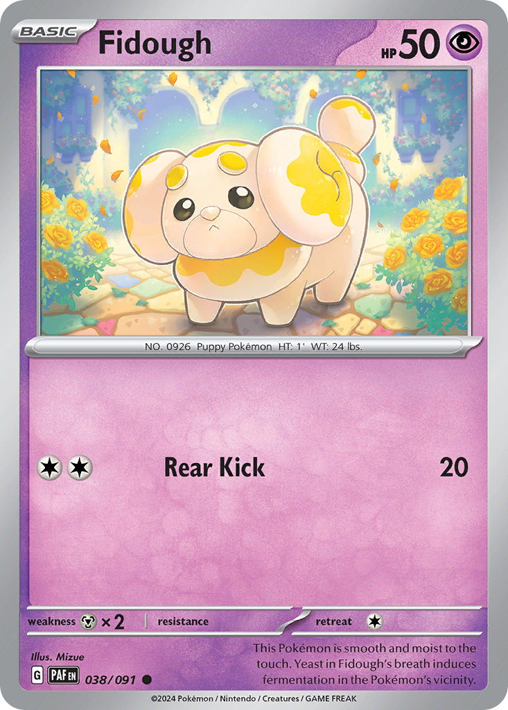 Fidough - 038/091 - Paldean Fates (Reverse Holo)
