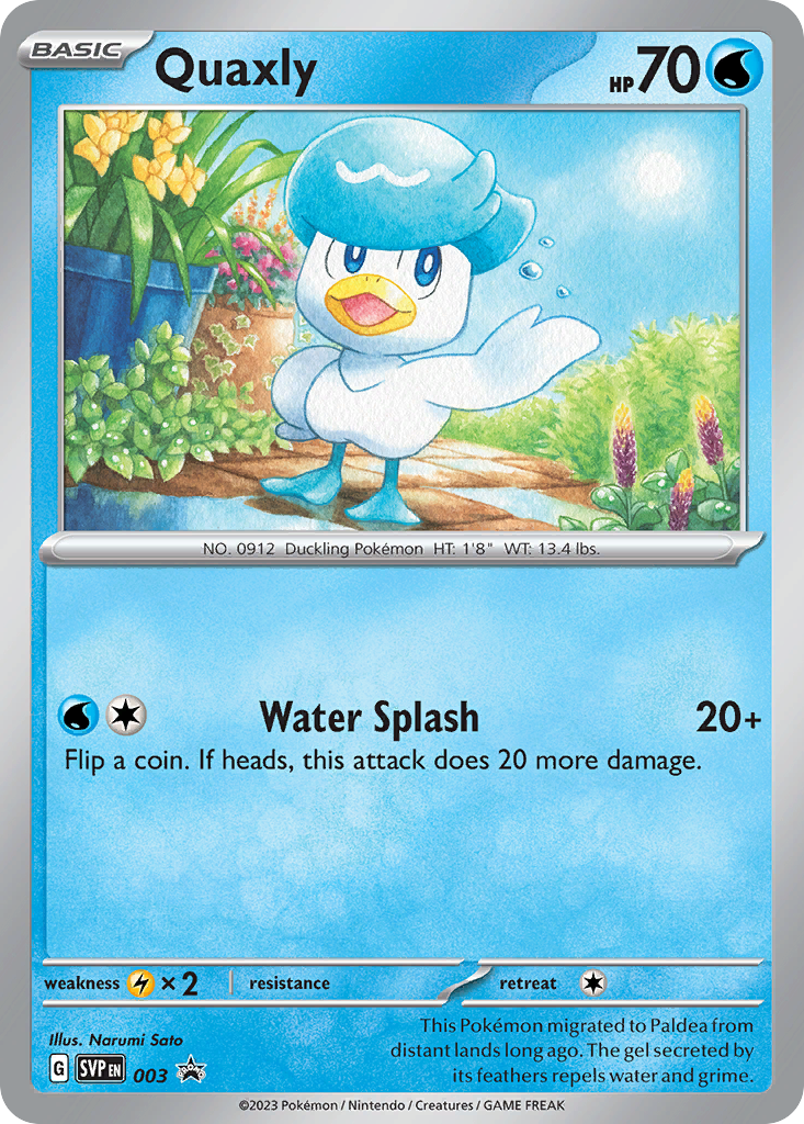 Quaxly - 003/215 - SV: Scarlet & Violet Black Star Promos (PR-SV)