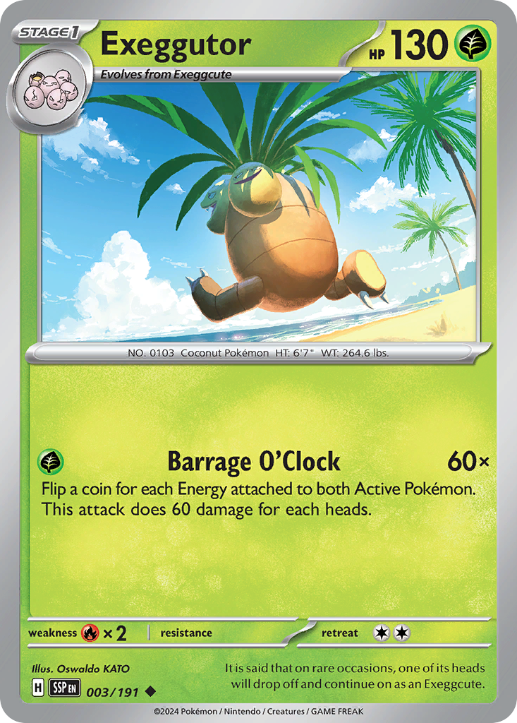 Exeggutor- 003/191 - Surging Sparks