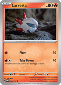 Larvesta - 040/197 - Obsidian Flames (Reverse Holo)