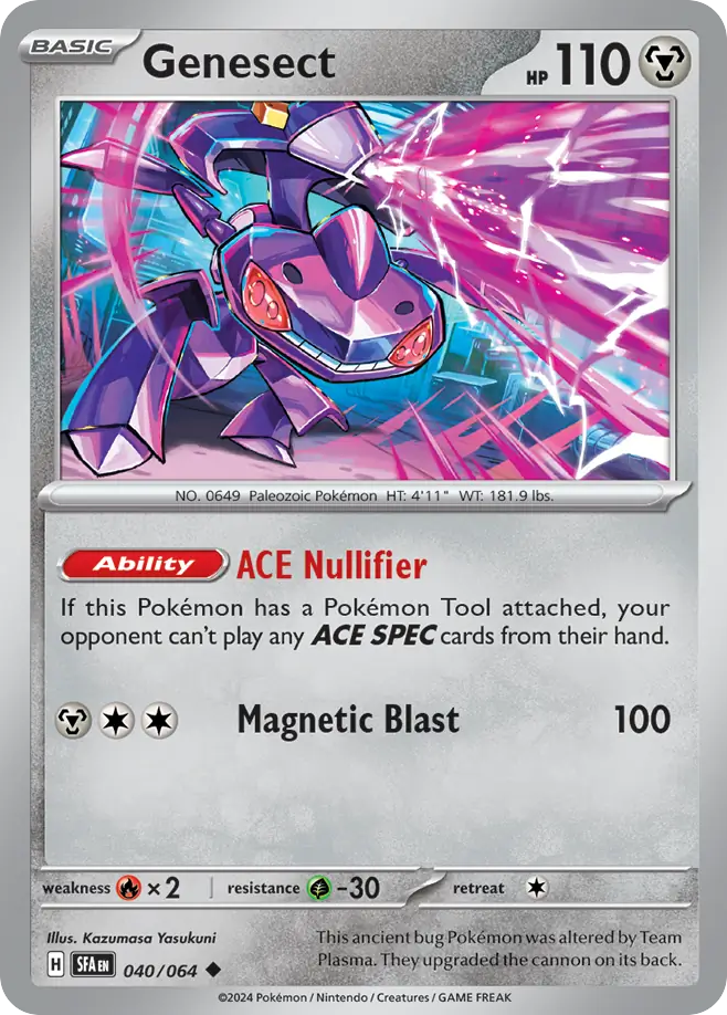 Genesect - 040/064 - Shrouded Fable (Reverse Holo)