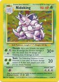 Nidoking - 11/102 - Base Set (base1) (Unlimited Holo) (Heavy Played)
