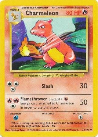 Charmeleon - 024/102 - Base Set