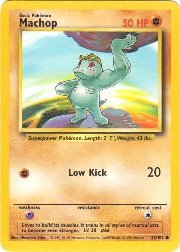 Machop - 052/102 - Base Set (base1) (Unlimited Non-Holo)