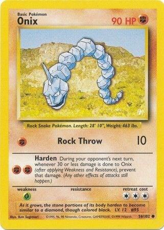 Onix - 056/102 - Base Set (base1) (Lightly Played)
