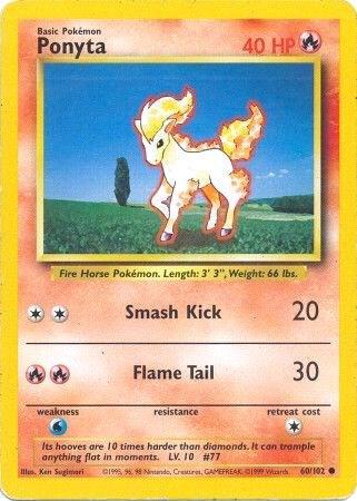 Ponyta - 060/102 - Base Set (base1)