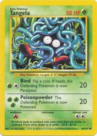 Tangela - 066/102 - Base Set (base1) (Moderately Played)