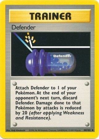 Defender - 080/102 - Base Set (base1) (Lightly Played)