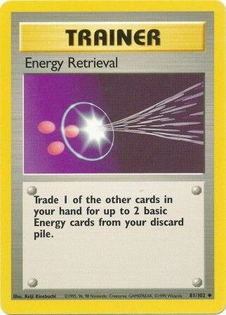 Energy Retrieval - 081/102 - Base Set (base1) (Damaged)
