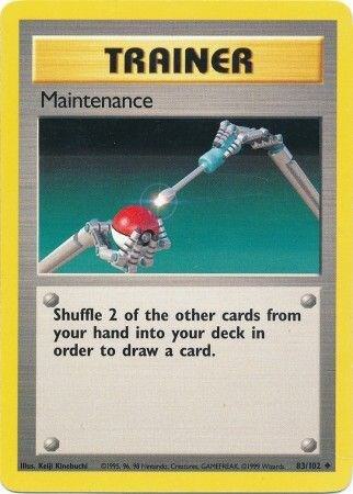 Maintenance - 83/102 - Base Set (base1) (Moderately Played)