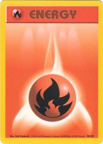 Fire Energy - 098/102 - Base Set (base1) (Unlimited Non-Holo)