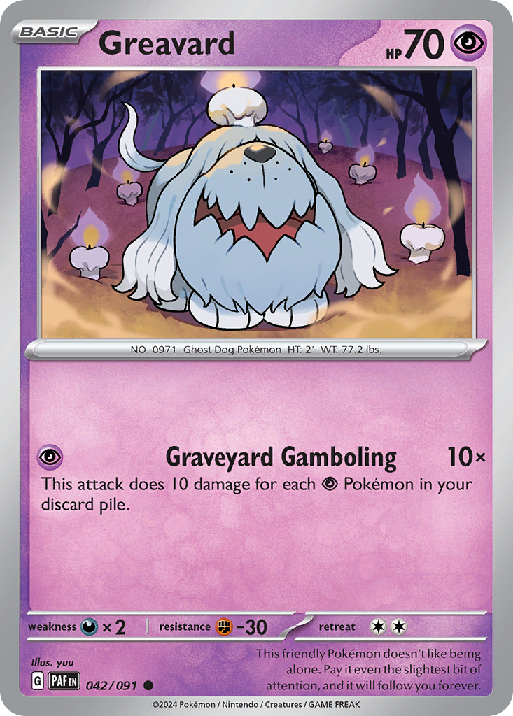 Greavard - 042/091 - Paldean Fates