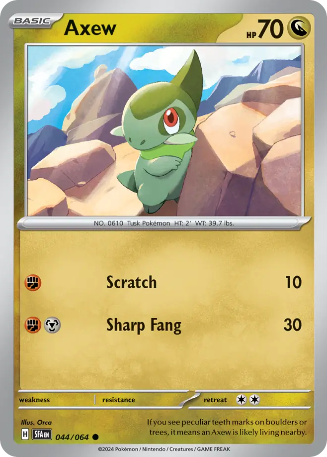 Axew - 044/064 - Shrouded Fable