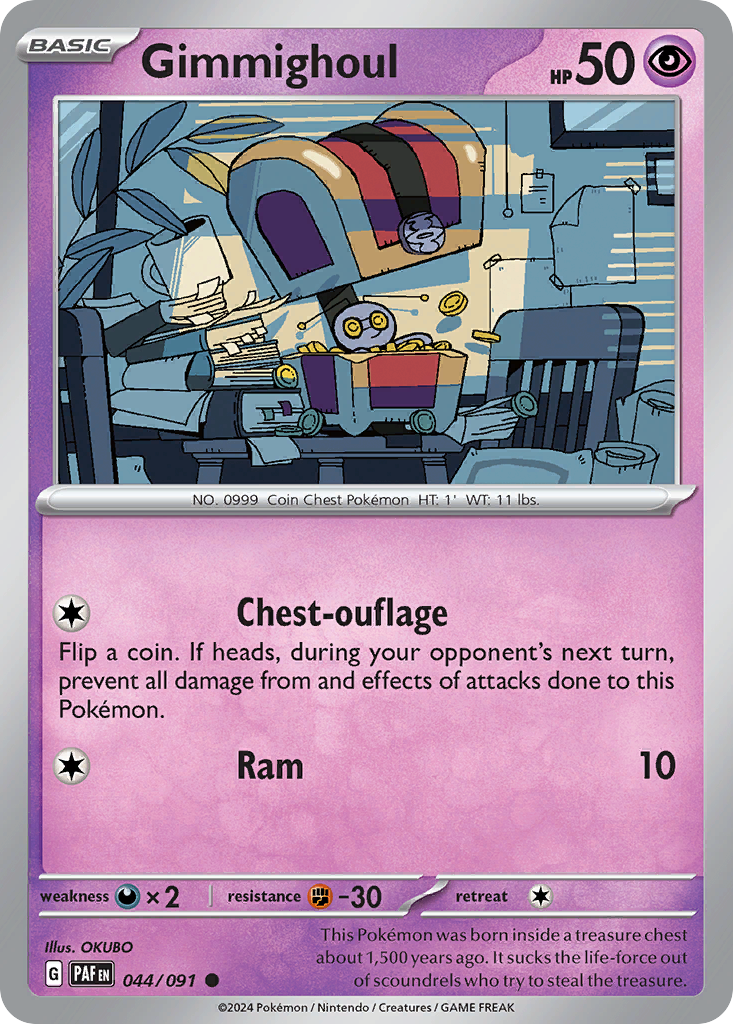 Gimmighoul - 044/091 - Paldean Fates