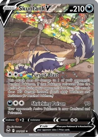 Skuntank V (Alternate Full Art) - SWSH12: Silver Tempest (SWSH12)