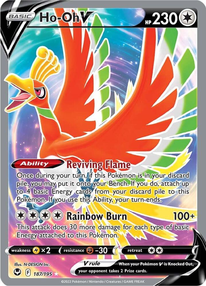 Ho-Oh V (Full Art) - SWSH12: Silver Tempest