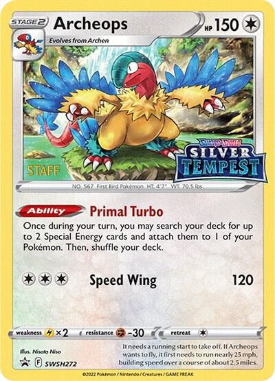 Archeops - SWSH272 (Prerelease) [STAFF] - SWSH: Sword & Shield Promo