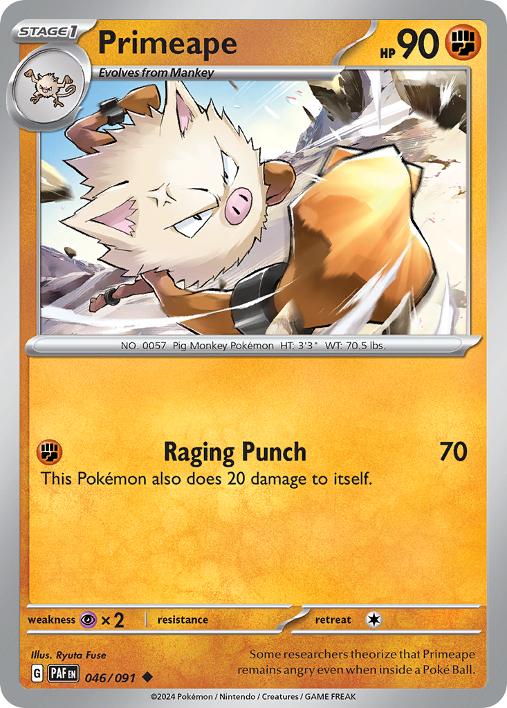 Primeape - 046/091 - Paldean Fates