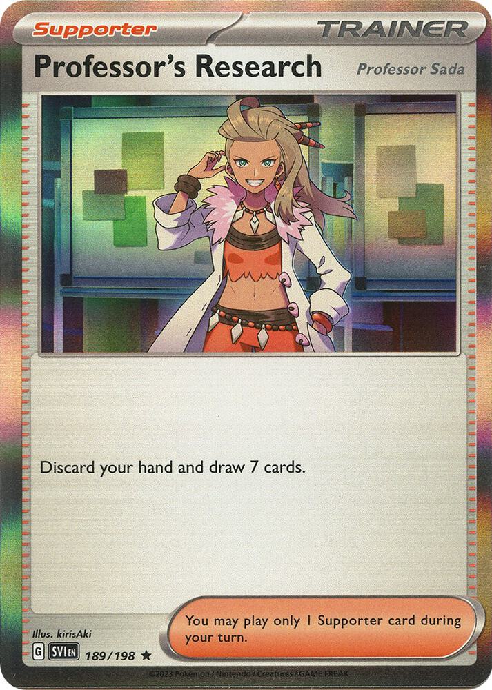 Professor's Research - 189/198 - Scarlet & Violet (Holo)