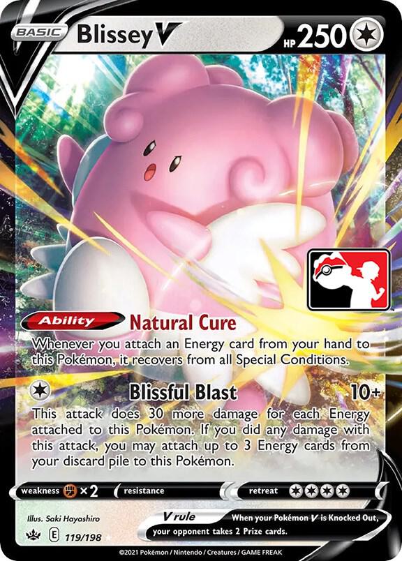 Blissey V League Stamped