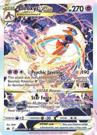 Deoxys VSTAR - Crown Zenith: Galarian Gallery (CRZ:GG) GG46/GG70