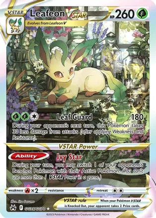 Leafeon VSTAR - Crown Zenith: Galarian Gallery (CRZ:GG) GG35/GG70