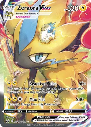 Zeraora VMAX - Crown Zenith: Galarian Gallery (CRZ:GG) GG42/GG70