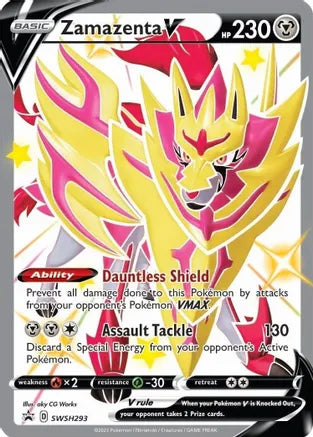 Zamazenta V (Shiny) - SWSH293 - SWSH: Sword & Shield Promo Cards (SWSD)