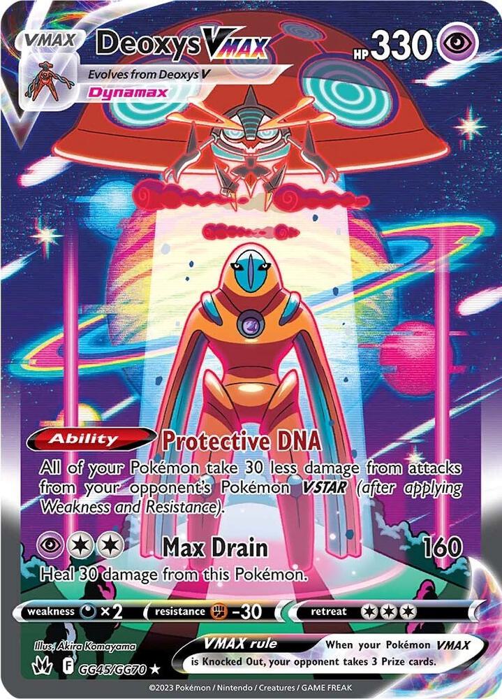Deoxys VMAX - Crown Zenith: Galarian Gallery (CRZ:GG) GG45/GG70