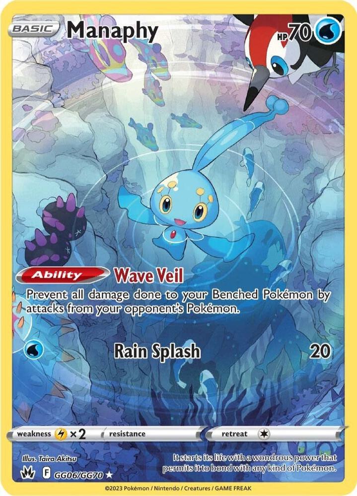Manaphy - GG06/GG70 - Crown Zenith: Galarian Gallery