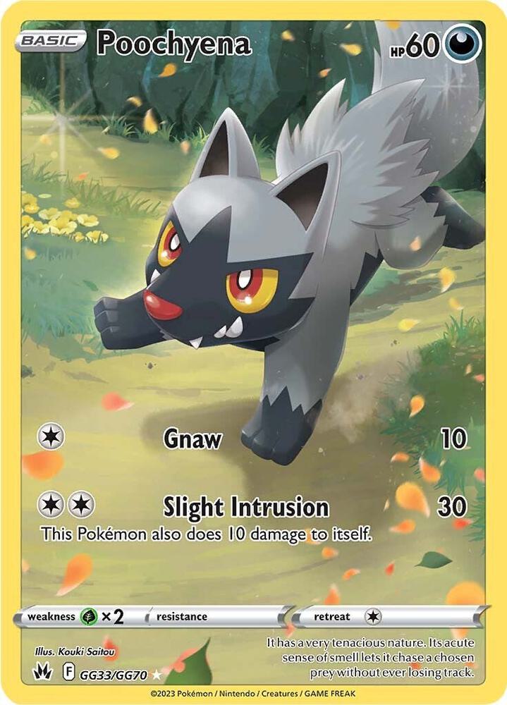 Poochyena - GG33/GG70 - Crown Zenith: Galarian Gallery