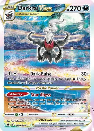 Darkrai VSTAR - GG50/GG70 - Crown Zenith: Galarian Gallery