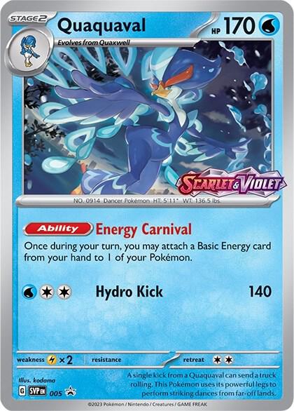 Quaquaval - 005 - SV: Scarlet & Violet Pre-Release Deck Sealed