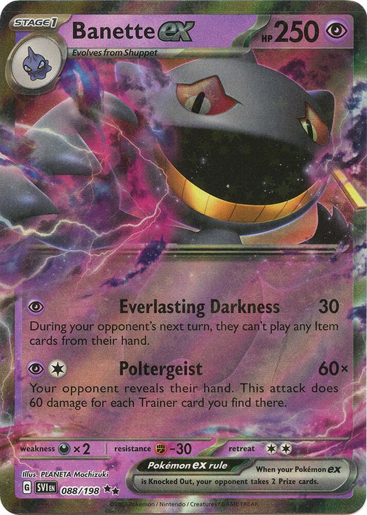 Banette ex - 088/198 - SV01: Scarlet & Violet