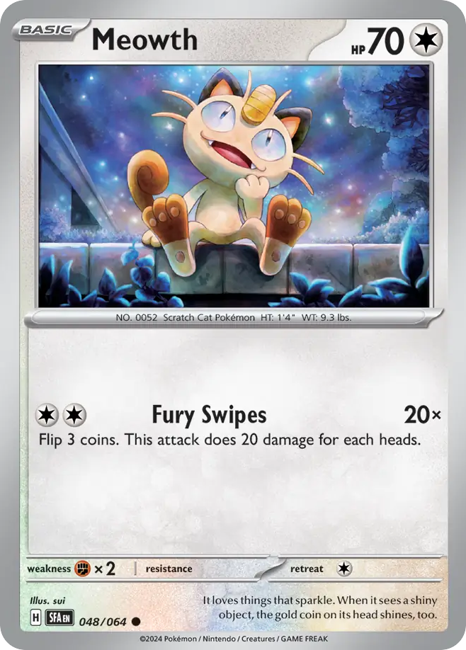Meowth - 048/064 - Shrouded Fable