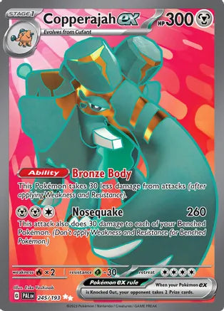 Copperajah ex - 245/193 - SV02: Paldea Evolved (SV02)